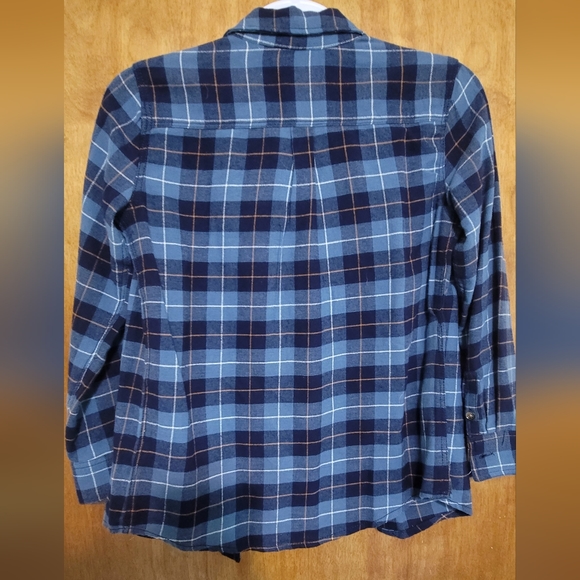 Boys Tommy Bahama Flannel Button Down Shirt - Picture 3 of 4